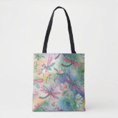 Tote Bag libellule florale (Devant)