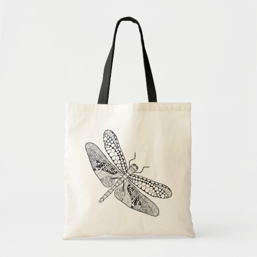 Tote Bag Libellule Zendoodle (Devant)
