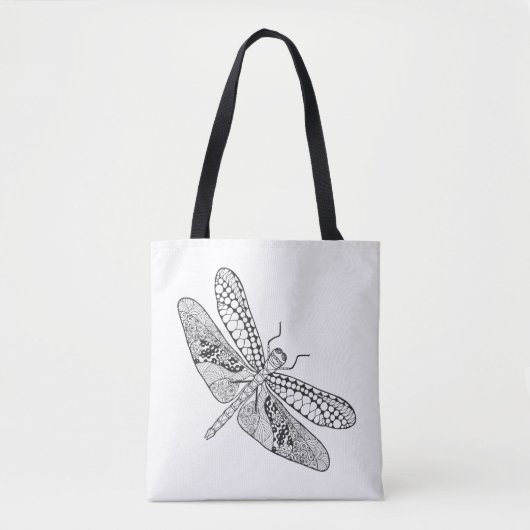 Tote Bag Libellule Zendoodle 2 (Devant)