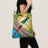 Tote Bag Libellules au-dessus de l'eau (De près)