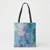 Tote Bag Libellules Bleues Nuancées (Devant)