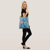 Tote Bag Libellules Bleues Nuancées (Sur le modèle)