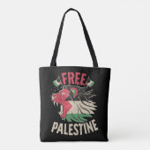 Tote Bag Libérer la paix Palestine Libérer Gaza Jérusalem (Dos)