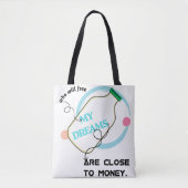 Tote Bag Libérer mes rêves (Devant)