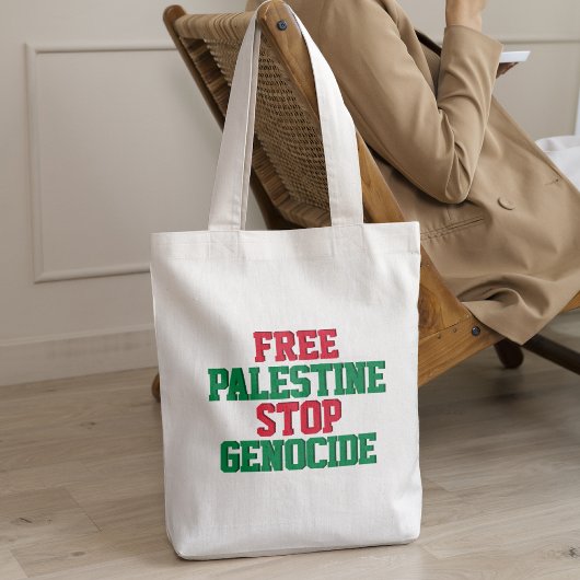 Tote Bag Libérez la Palestine et arrêtez le génocide