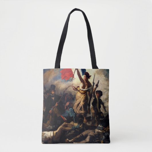 Tote Bag Liberté à la tête du peuple, Eugene Delacroix (Devant)