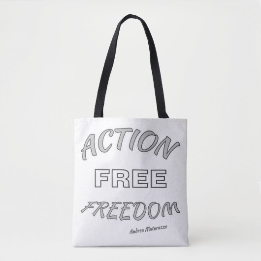 Tote Bag Liberté d'action (Devant)