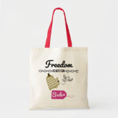 Tote Bag Liberté inestimable | (Devant)