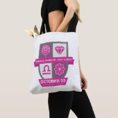 Tote Bag Libra Birthday Crest™ for October 1-23 (De près)
