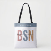 Tote Bag Licence BSN en sciences infirmières sur mesure (Devant)