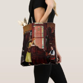 Tote Bag Licence de mariage par Norman Rockwell (De près)