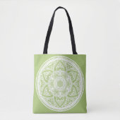 Tote Bag Lichen Mandala (Devant)