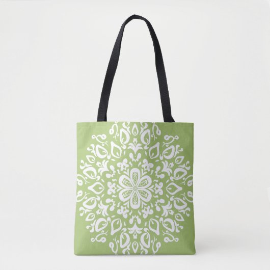 Tote Bag Lichen Mandala (Devant)