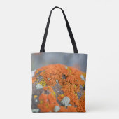 Tote Bag Lichen orange moss pierre gris (Dos)
