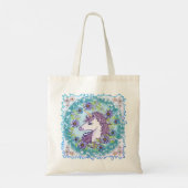 Tote Bag Licorne Bleue Daisy  (Dos)