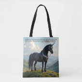 Tote Bag Licorne Chanceuse (Devant)
