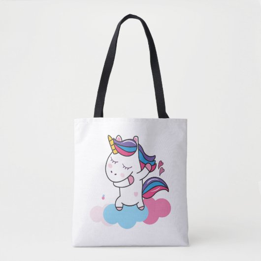 Tote Bag licorne dabbing (Devant)