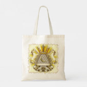 Tote Bag Licorne de bouclier de couronne (Dos)