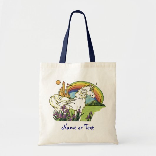 Tote Bag Licorne de conte de fées (Devant)