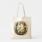 Tote Bag Licorne dorée chanceuse (Dos)