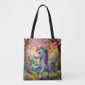 Tote Bag Licorne Gardienne Cosmique (Devant)