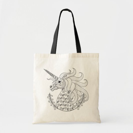 Tote Bag Licorne inspirée (Devant)