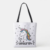 Tote Bag Licorne | je suis une licorne (Dos)