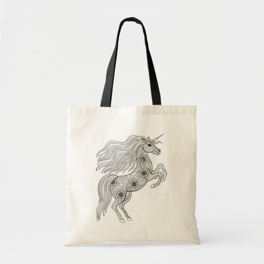 Tote Bag Licorne magique inspirée (Devant)