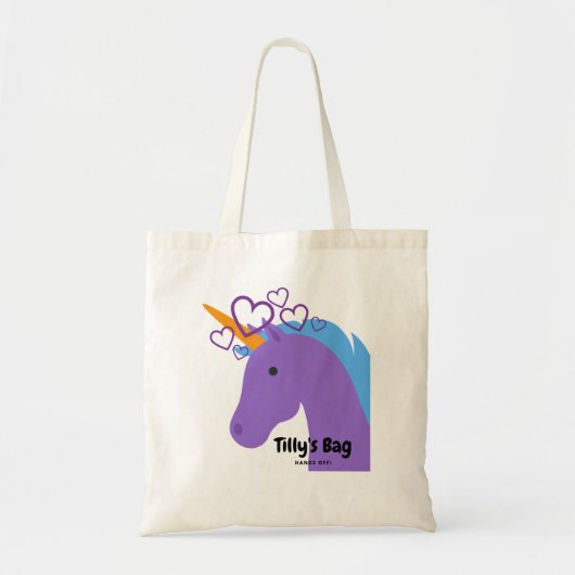 Tote Bag Licorne pourpre Fourre-tout (Devant)