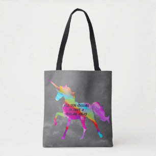 Tote Bag Licorne Rêveuse