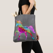 Tote Bag Licorne Rêveuse (De près)