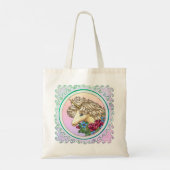 Tote Bag Licorne Rose (Dos)