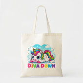 Tote Bag Licorne tombée mignonne (Devant)
