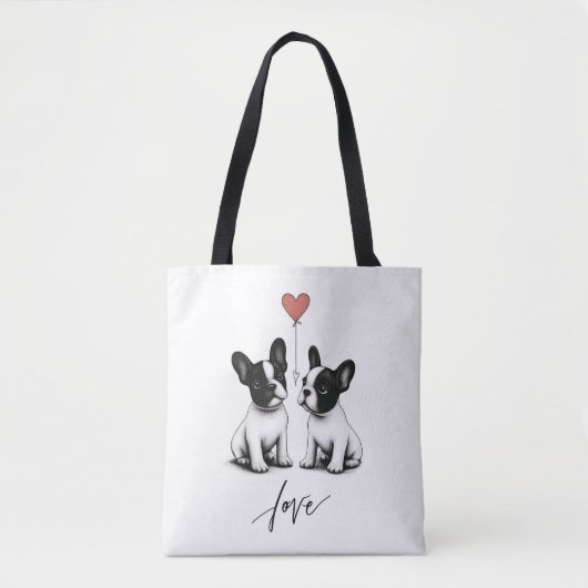 Tote Bag Lié par le coeur (Devant)