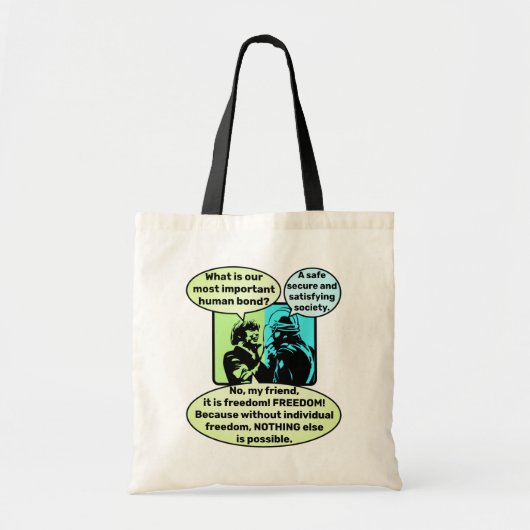 Tote Bag Lien humain fourre-tout (Devant)