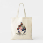 Tote Bag Lien père et fille noir (2) (Dos)