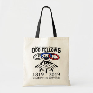 Tote Bag Liens de camarades impairs et anniversaire d'oeil