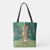 Tote Bag Lièvres de Rick | Becky de garde forestière (Dos)