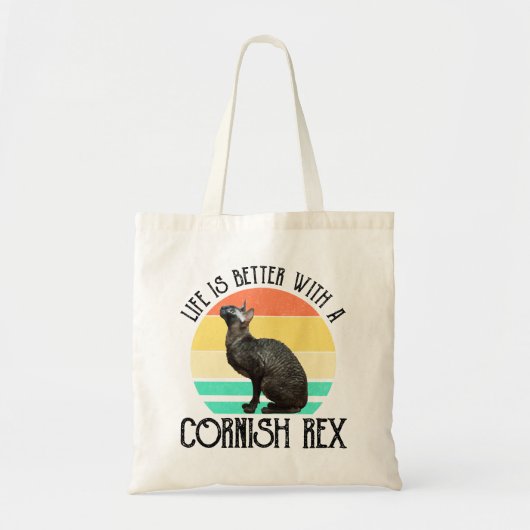 Tote Bag Life Is Better With A Cornish Rex (Devant)