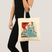 TOTE BAG LIFE IS BETTER WITH CATS (Devant (produit))