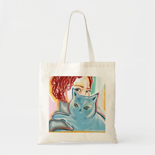 TOTE BAG LIFE IS BETTER WITH CATS (Devant)