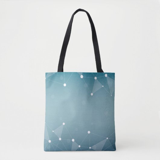Tote Bag Ligne abstraite Arrière - plan (Devant)