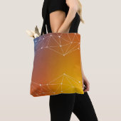 Tote Bag Ligne abstraite Arrière - plan (De près)
