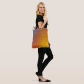 Tote Bag Ligne abstraite Arrière - plan (Sur le modèle)