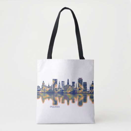 Tote Bag Ligne aérienne de Dresde (Devant)