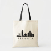 Tote Bag Ligne aérienne stylisée moderne Atlanta Georgia (Devant)