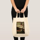 Tote Bag Ligne Ancre ~ Glasgow-New York (Devant (produit))