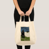 Tote Bag Ligne étoile rouge (Devant (produit))