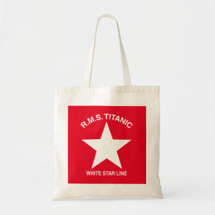Tote Bag Ligne Titanic, étoile blanche