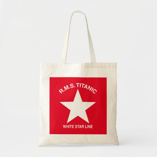 Tote Bag Ligne Titanic, étoile blanche (Devant)